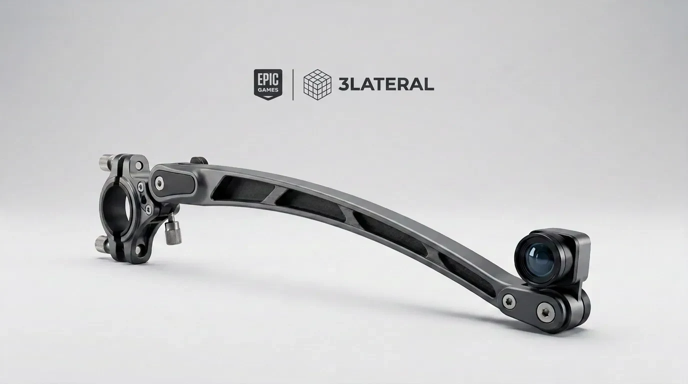 Motion capture camera mount developed for 3Lateral and Epic Games